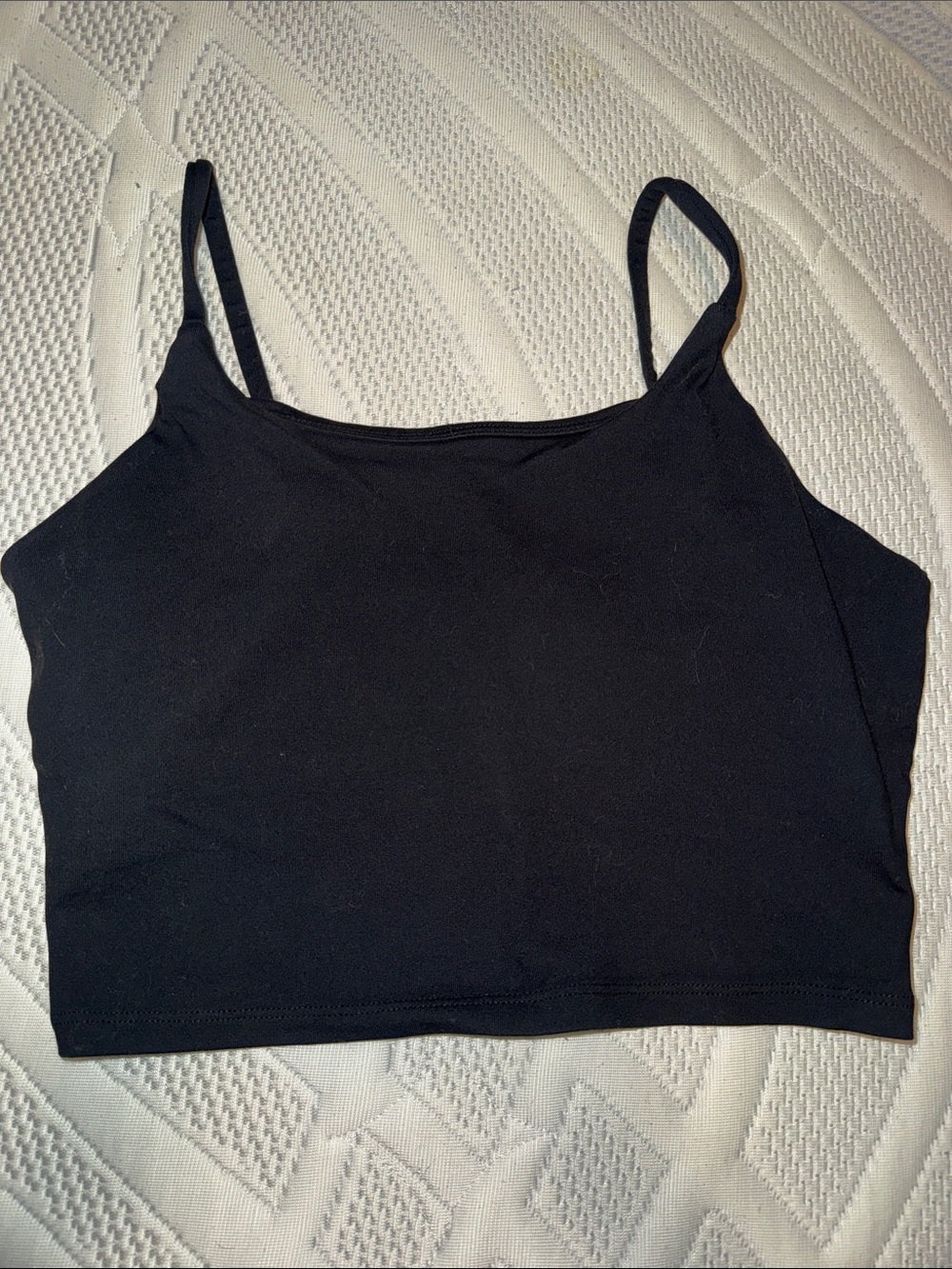 Paragon Fitwear Black Seamless Crop Cami Sports Bra